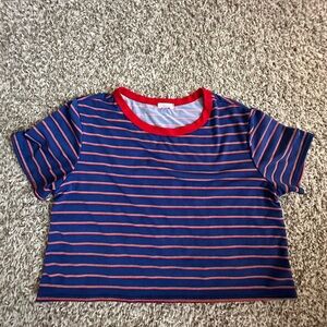 Le Lis Stripped Crop Top